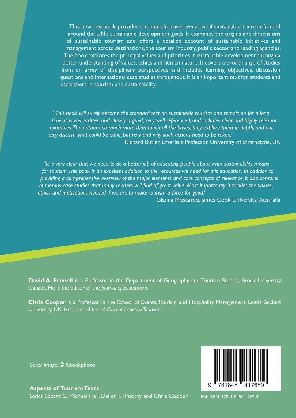 Rückseite: 9781845417659 | Sustainable Tourism | Principles, Contexts and Practices | Taschenbuch