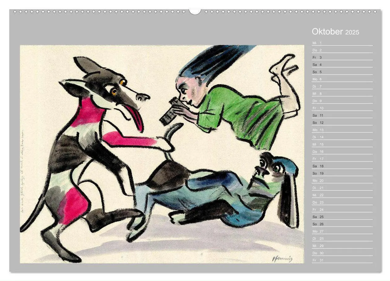 Bild: 9783435597659 | Wolf-Dieter Pfenning - 12 Monate auf Papier (Wandkalender 2025 DIN...