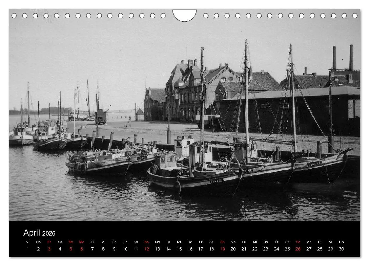 Bild: 9783516227659 | Altes Eckernförde (Wandkalender 2026 DIN A4 quer), CALVENDO...