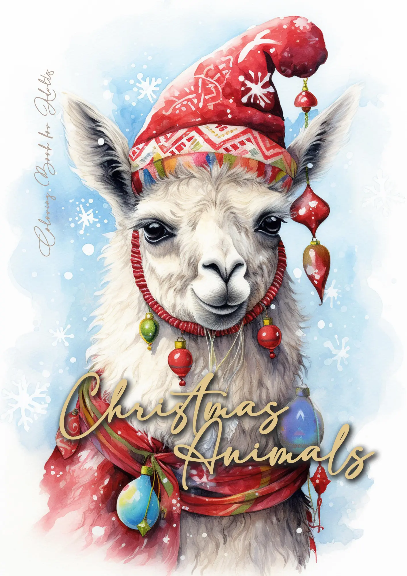 Cover: 9783758407659 | Christmas Animals Coloring Book for Adults | Monsoon Publishing | Buch