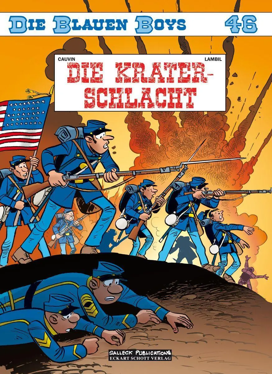 Cover: 9783899087659 | Die Blauen Boys 46 | Die Kraterschlacht | Raoul Cauvin | Taschenbuch