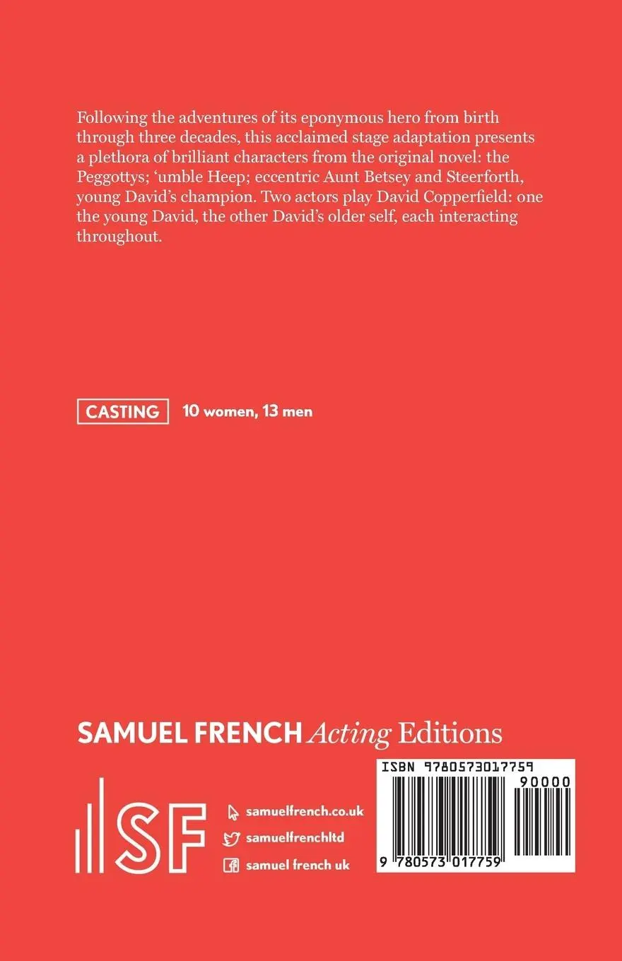 Rückseite: 9780573017759 | David Copperfield | Matthew Francis | Taschenbuch | Englisch | 2015