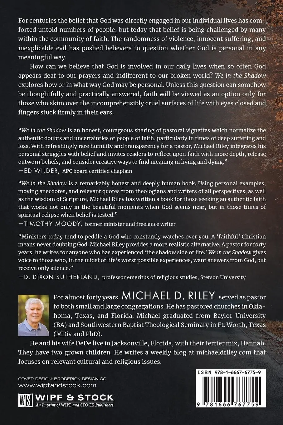 Rückseite: 9781666767759 | We in the Shadow | Michael D. Riley | Taschenbuch | Englisch | 2023
