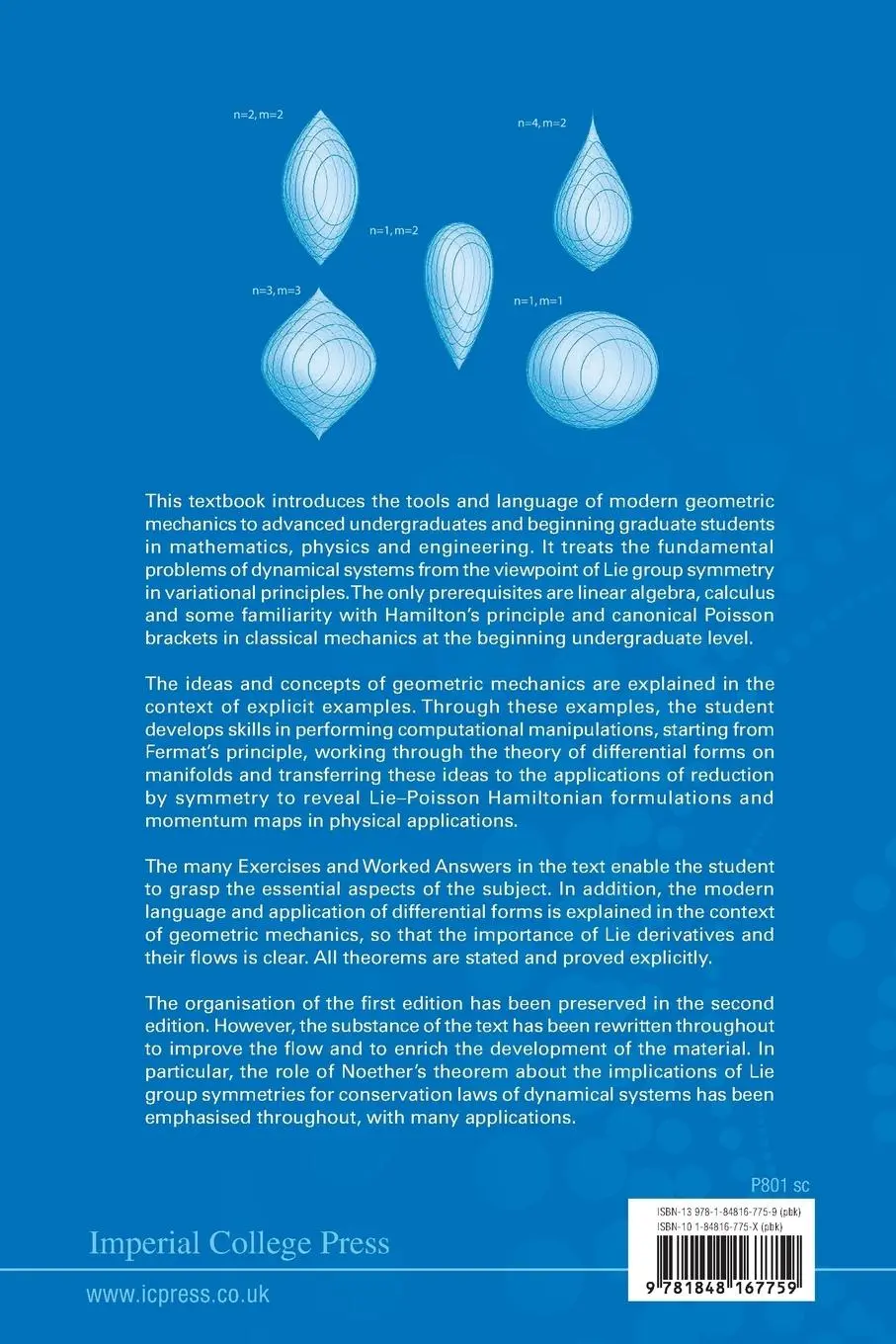 Rückseite: 9781848167759 | GEOMETRIC MECHANICS (PART I), 2 ED | Darryl D Holm | Taschenbuch | ICP