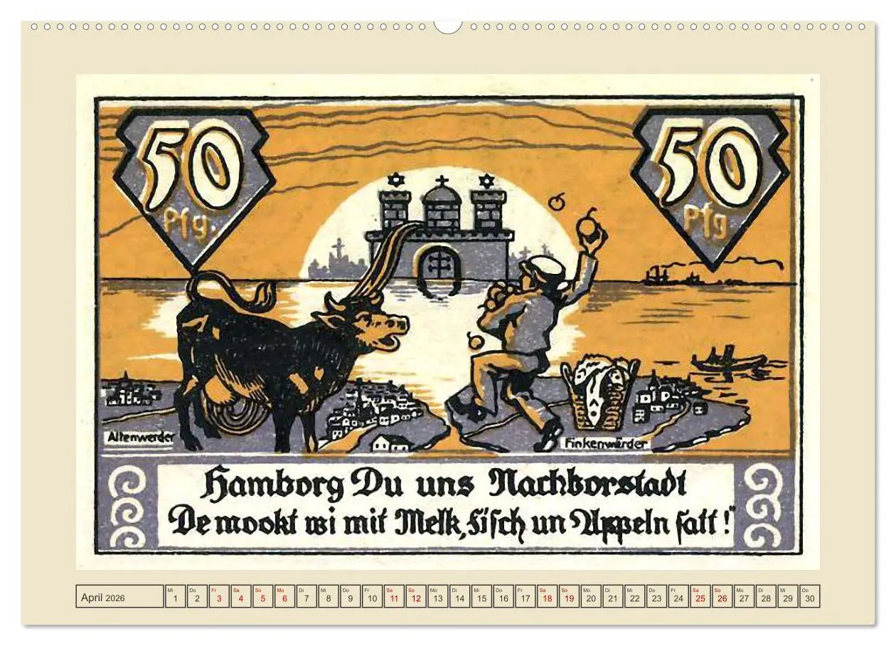 Bild: 9783457297759 | Gruß aus Finkenwerder (Wandkalender 2026 DIN A2 quer), CALVENDO...