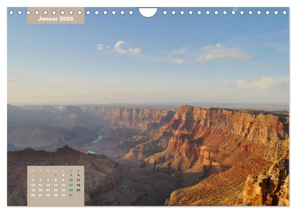 Bild: 9783457677759 | Erlebe mit mir die Schluchten des Grand Canyon (Wandkalender 2026...