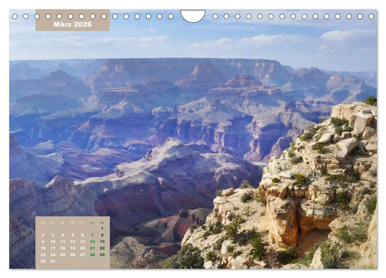 Bild: 9783457677759 | Erlebe mit mir die Schluchten des Grand Canyon (Wandkalender 2026...