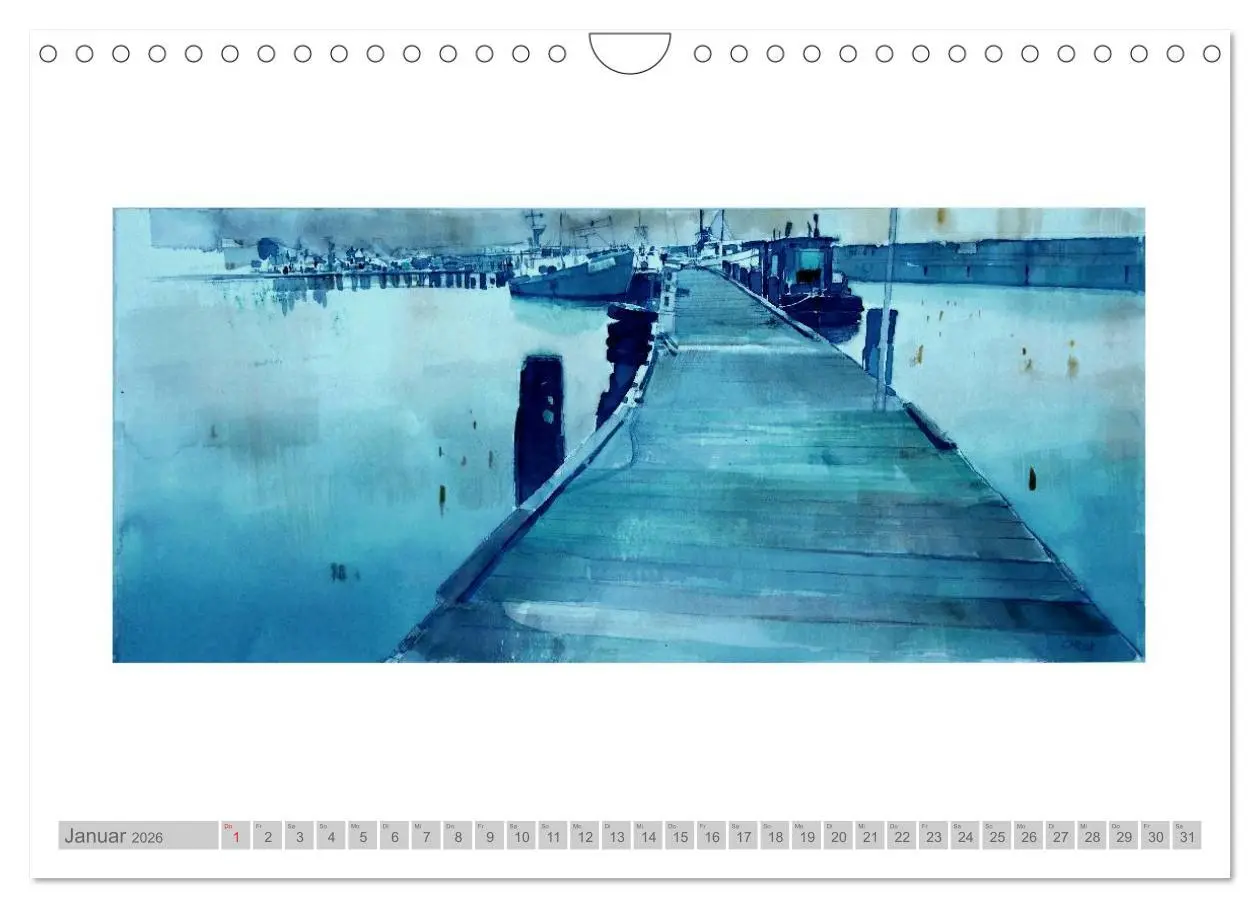 Bild: 9783516077759 | Faszinierende Weite. Rügen-Landschaft im Aquarell (Wandkalender...