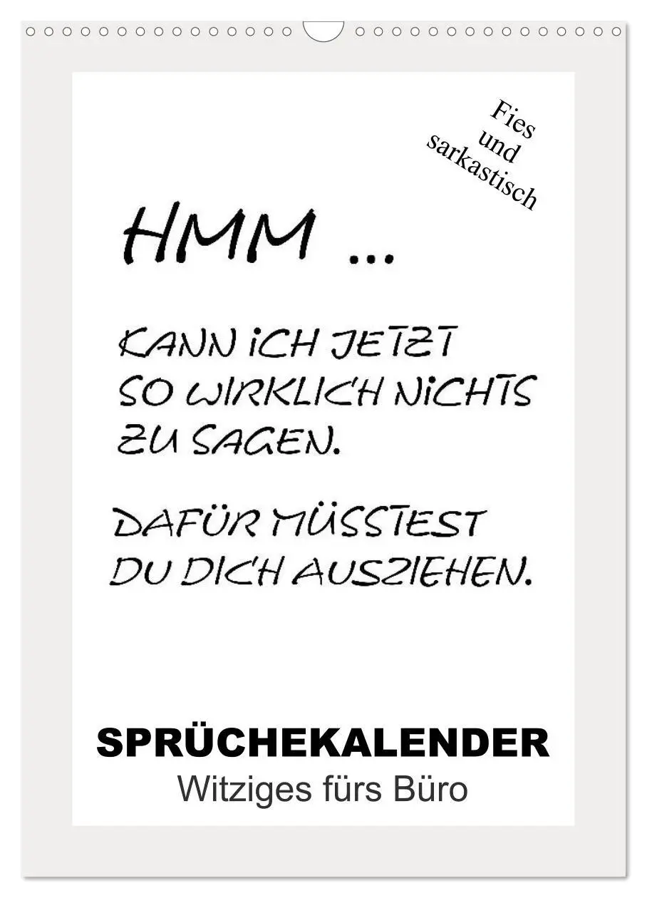 Cover: 9783516387759 | Sprüchekalender. Witziges fürs Büro (Wandkalender 2026 DIN A3...