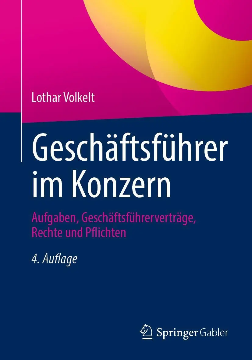 Cover: 9783658407759 | Geschäftsführer im Konzern | Lothar Volkelt | Taschenbuch | xiv | 2023