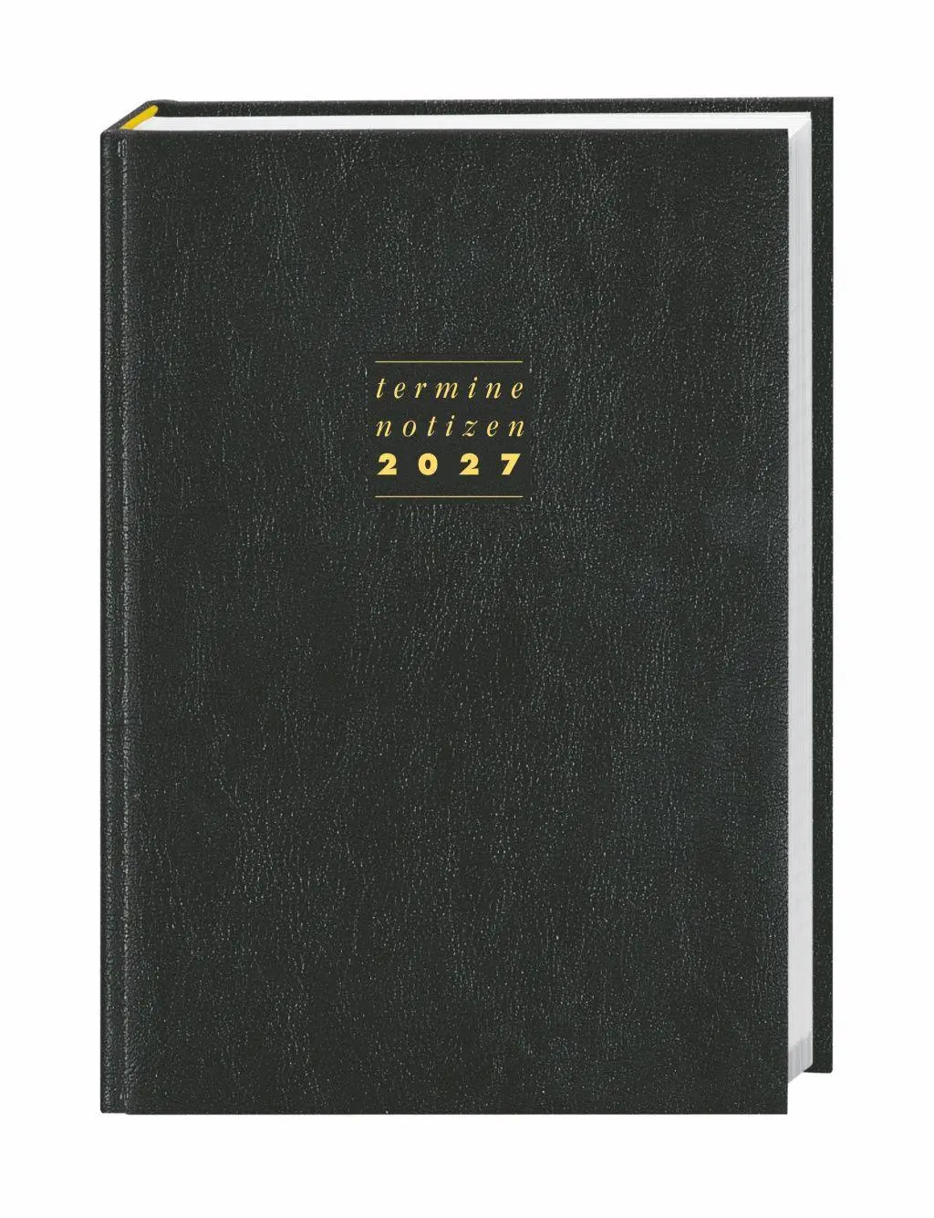 Cover: 9783756417759 | Terminer A6, Leder schwarz 2027 | Buch | Bürokalender Heye | 152 S.