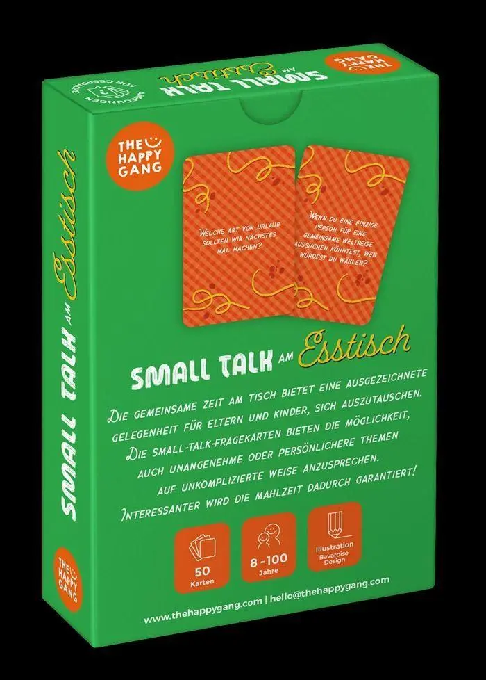 Bild: 5600704037859 | Small Talk am Esstisch | Herausgegeben von THE HAPPY GANG | Spiel