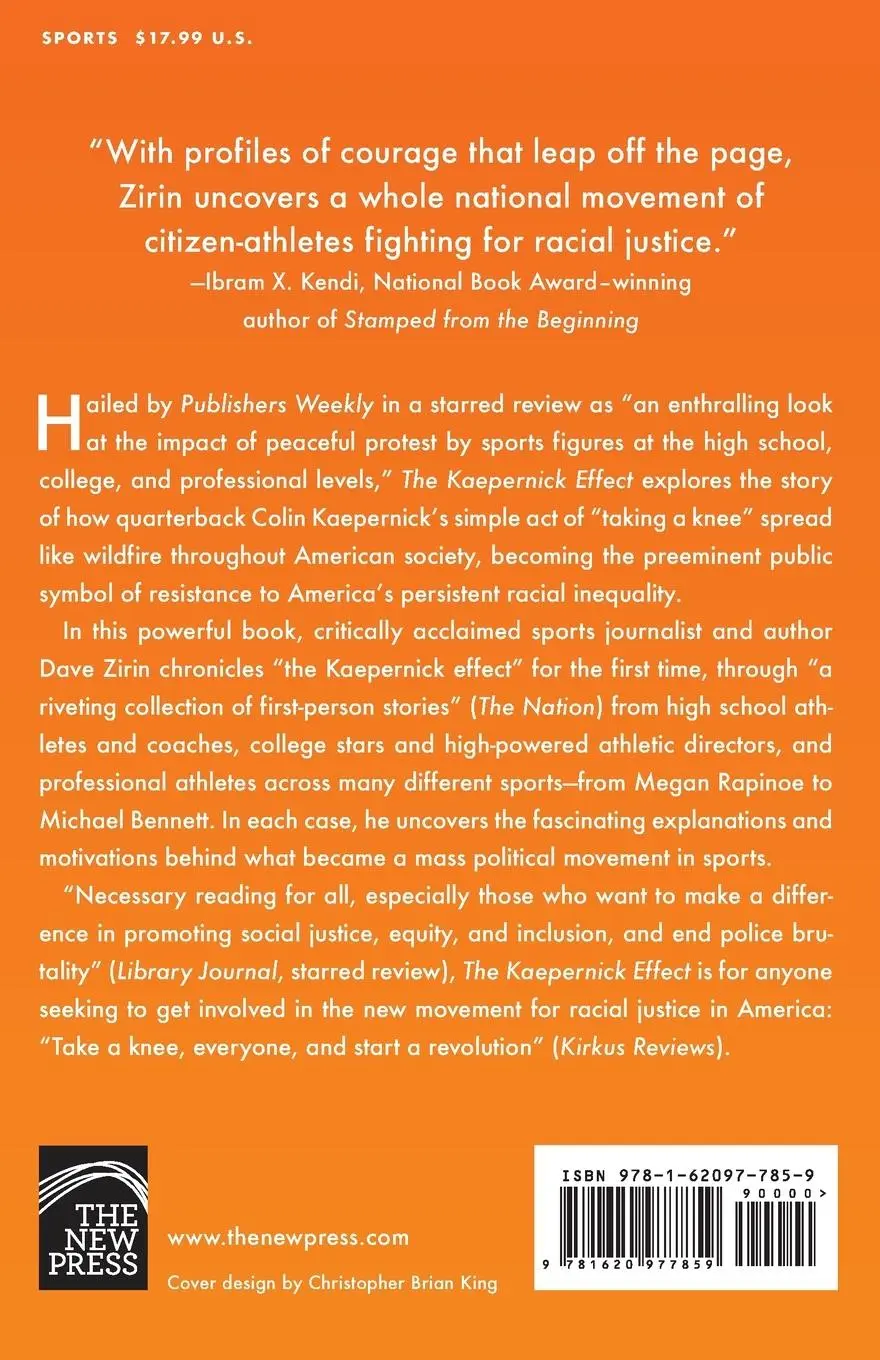 Rückseite: 9781620977859 | The Kaepernick Effect | Taking a Knee, Changing the World | Dave Zirin