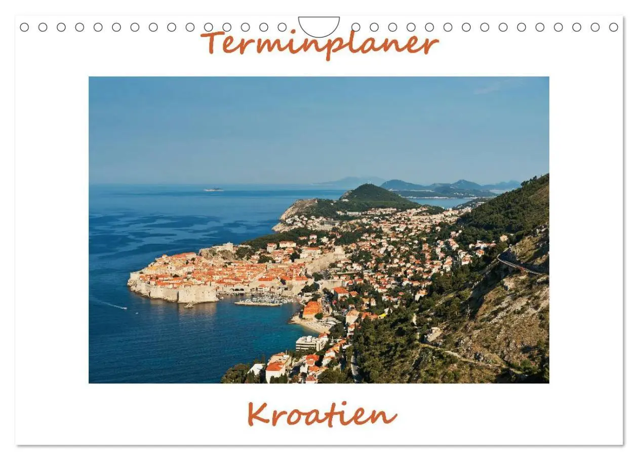 Cover: 9783516207859 | Kroatien, Terminplaner (Wandkalender 2026 DIN A4 quer), CALVENDO...