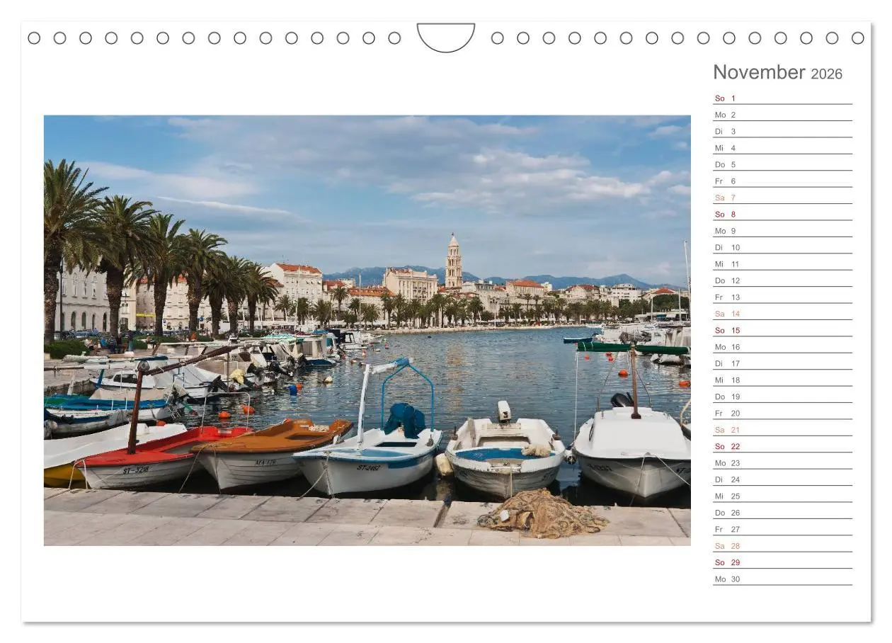 Bild: 9783516207859 | Kroatien, Terminplaner (Wandkalender 2026 DIN A4 quer), CALVENDO...