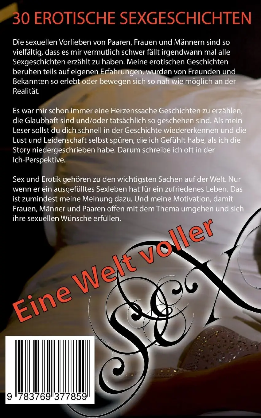 Rückseite: 9783769377859 | Eine Welt voller Sexgeschichten | 30 heiße erotische Erzählungen