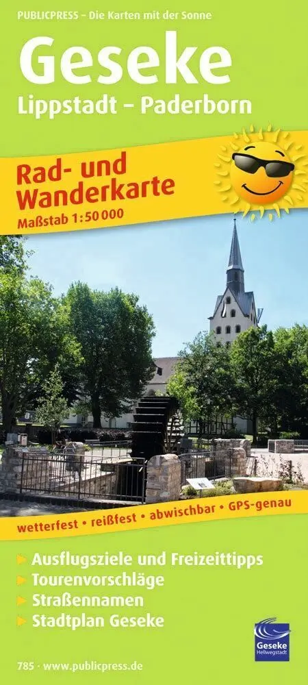 Cover: 9783899207859 | Publicpress Rad- und Wanderkarte Geseke, Lippstadt, Paderborn 1:50.000