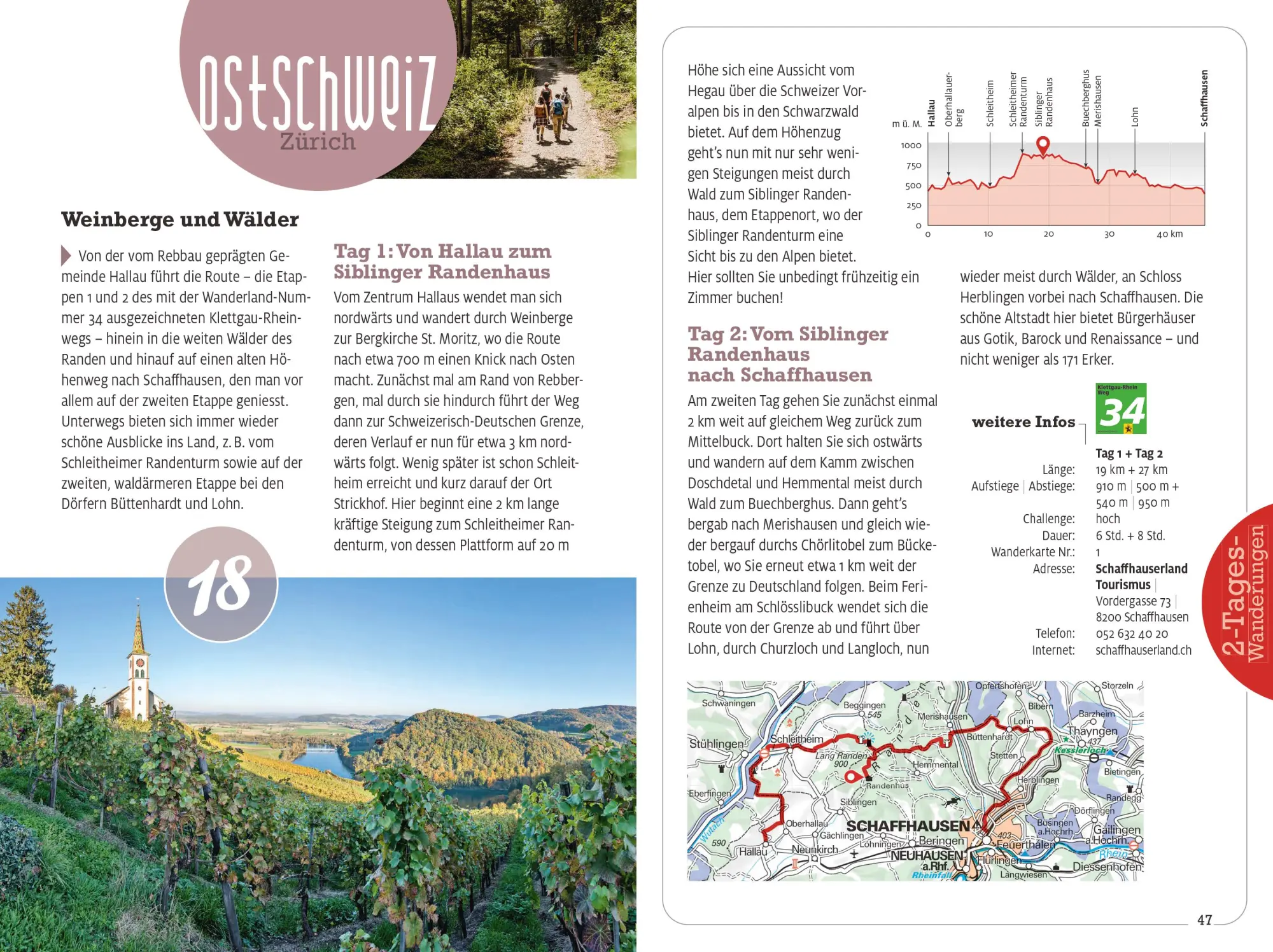 Bild: 9783259037959 | Kümmerly+Frey Erlebnis Schweiz Zweitageswanderung - Wanderführer | AG