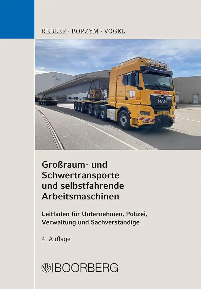 Cover: 9783415077959 | Großraum- und Schwertransporte und selbstfahrende Arbeitsmaschinen