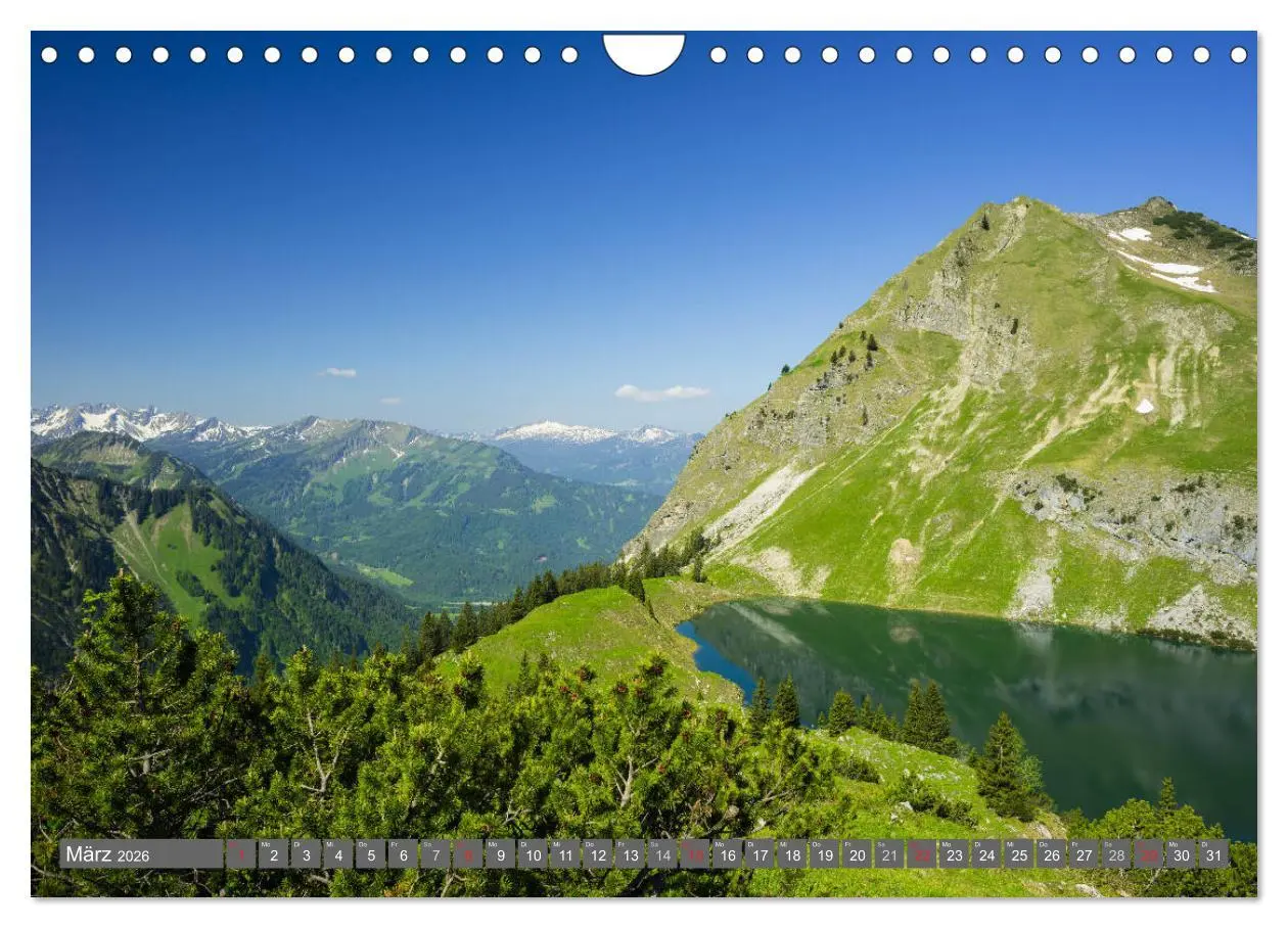 Bild: 9783457967959 | Wanderziele rund um Oberstdorf (Wandkalender 2026 DIN A4 quer),...