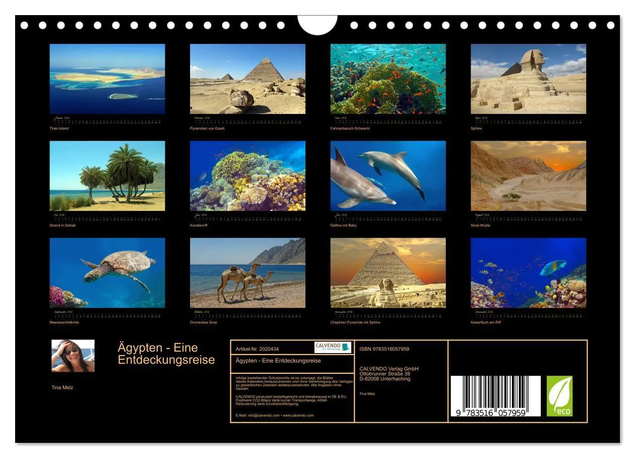 Bild: 9783516057959 | Ägypten - Eine Entdeckungsreise (Wandkalender 2026 DIN A4 quer),...
