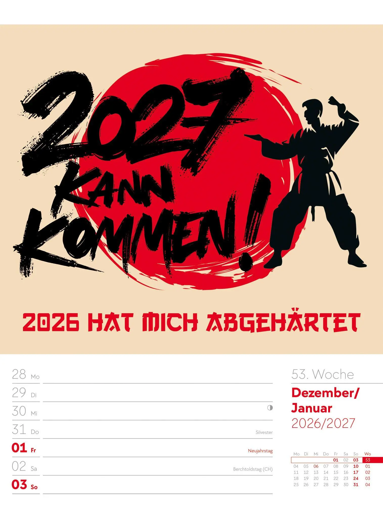 Bild: 9783838427959 | Klartext Sprüchekalender Wochenplaner 2027 | GmbH | Kalender | 56 S.
