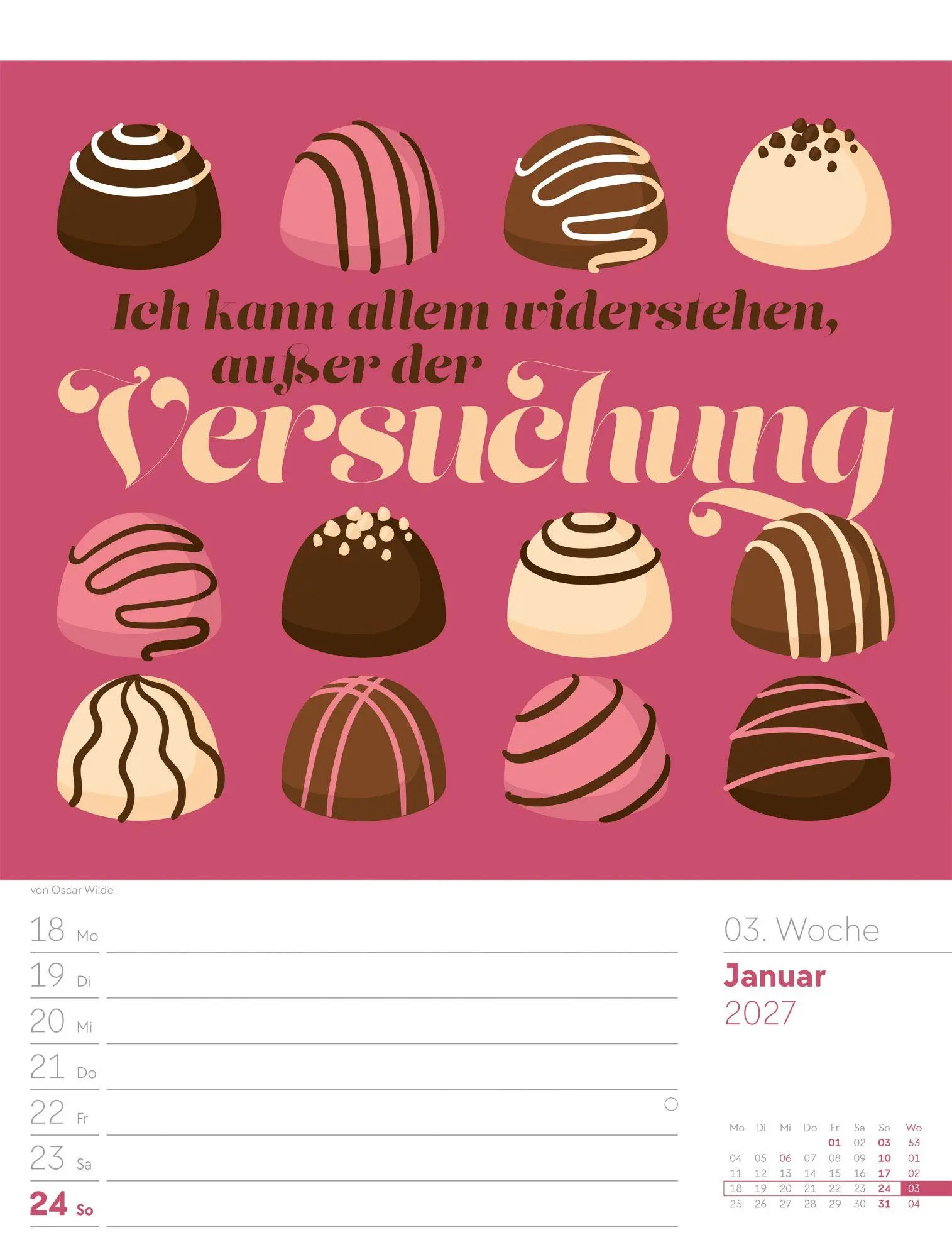 Bild: 9783838427959 | Klartext Sprüchekalender Wochenplaner 2027 | GmbH | Kalender | 56 S.