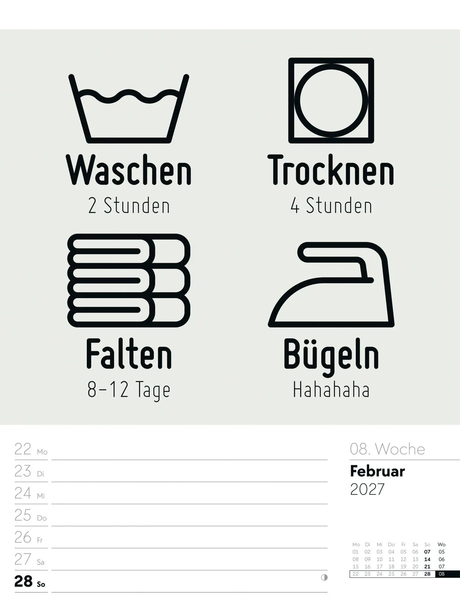 Bild: 9783838427959 | Klartext Sprüchekalender Wochenplaner 2027 | GmbH | Kalender | 56 S.