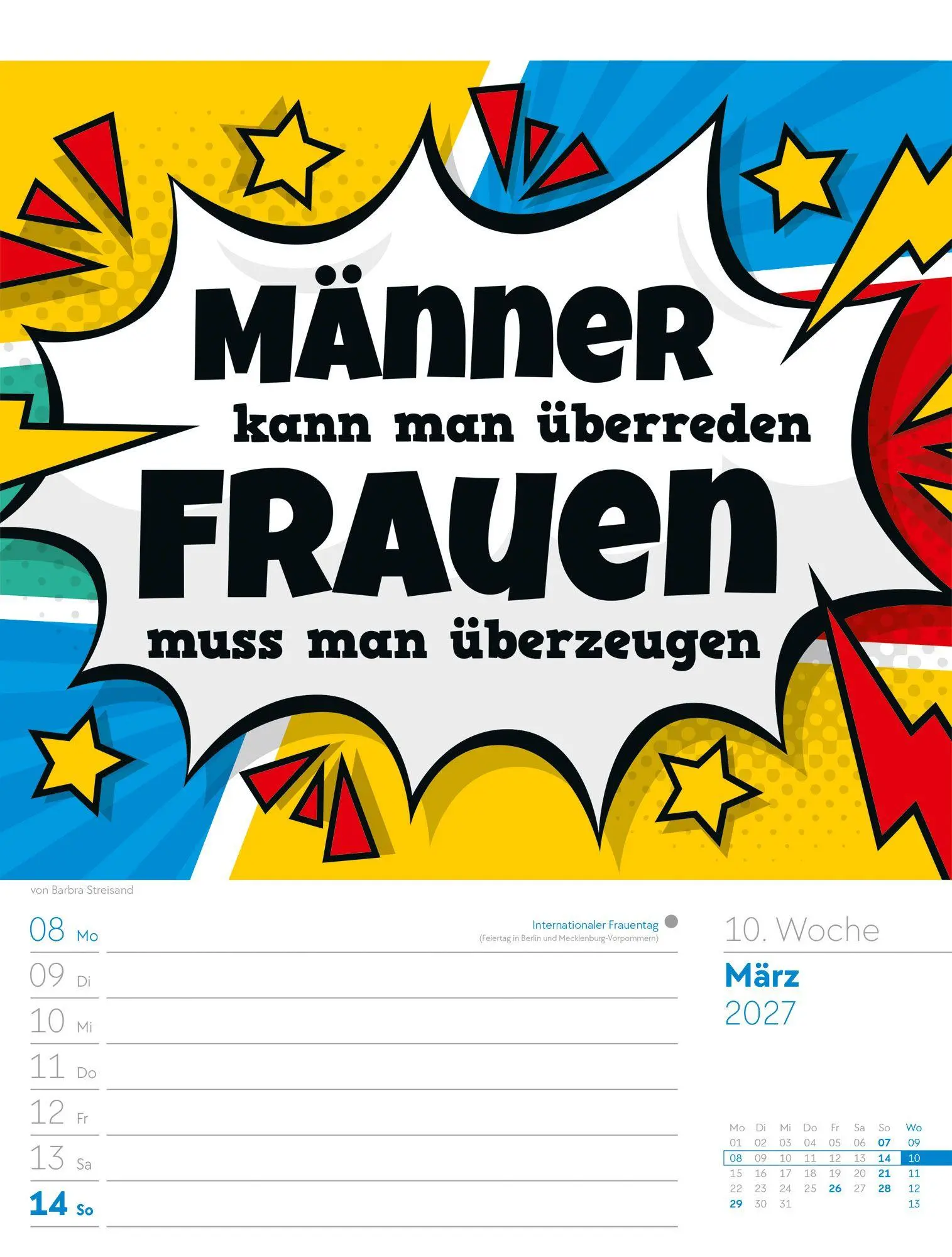 Bild: 9783838427959 | Klartext Sprüchekalender Wochenplaner 2027 | GmbH | Kalender | 56 S.