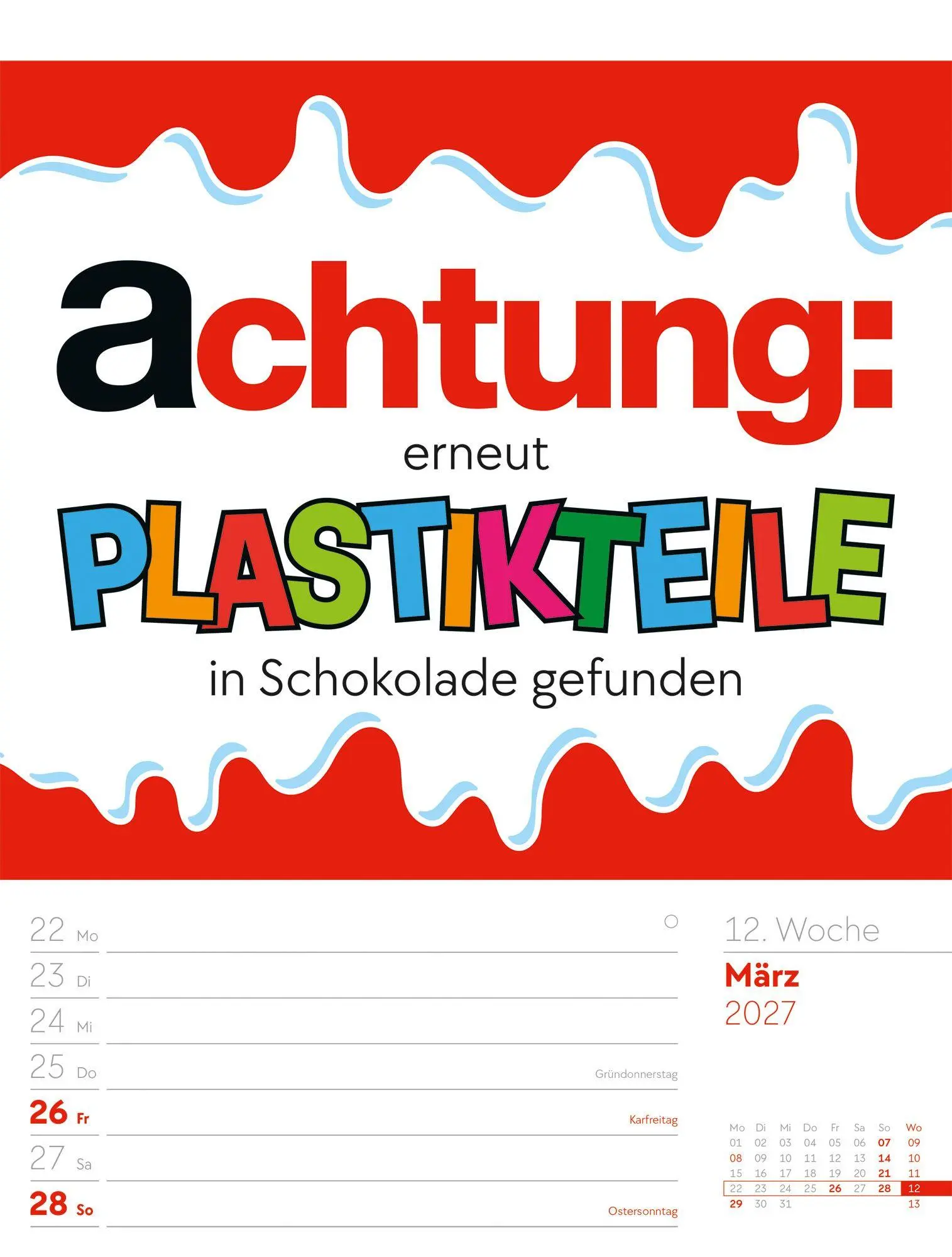 Bild: 9783838427959 | Klartext Sprüchekalender Wochenplaner 2027 | GmbH | Kalender | 56 S.