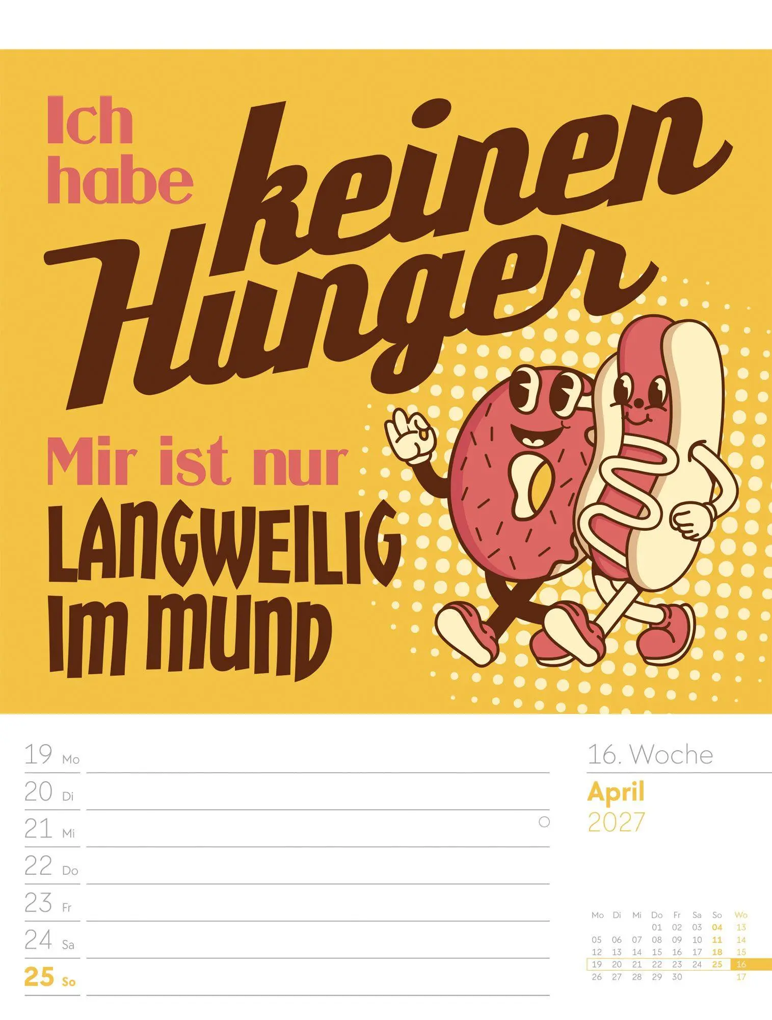 Bild: 9783838427959 | Klartext Sprüchekalender Wochenplaner 2027 | GmbH | Kalender | 56 S.