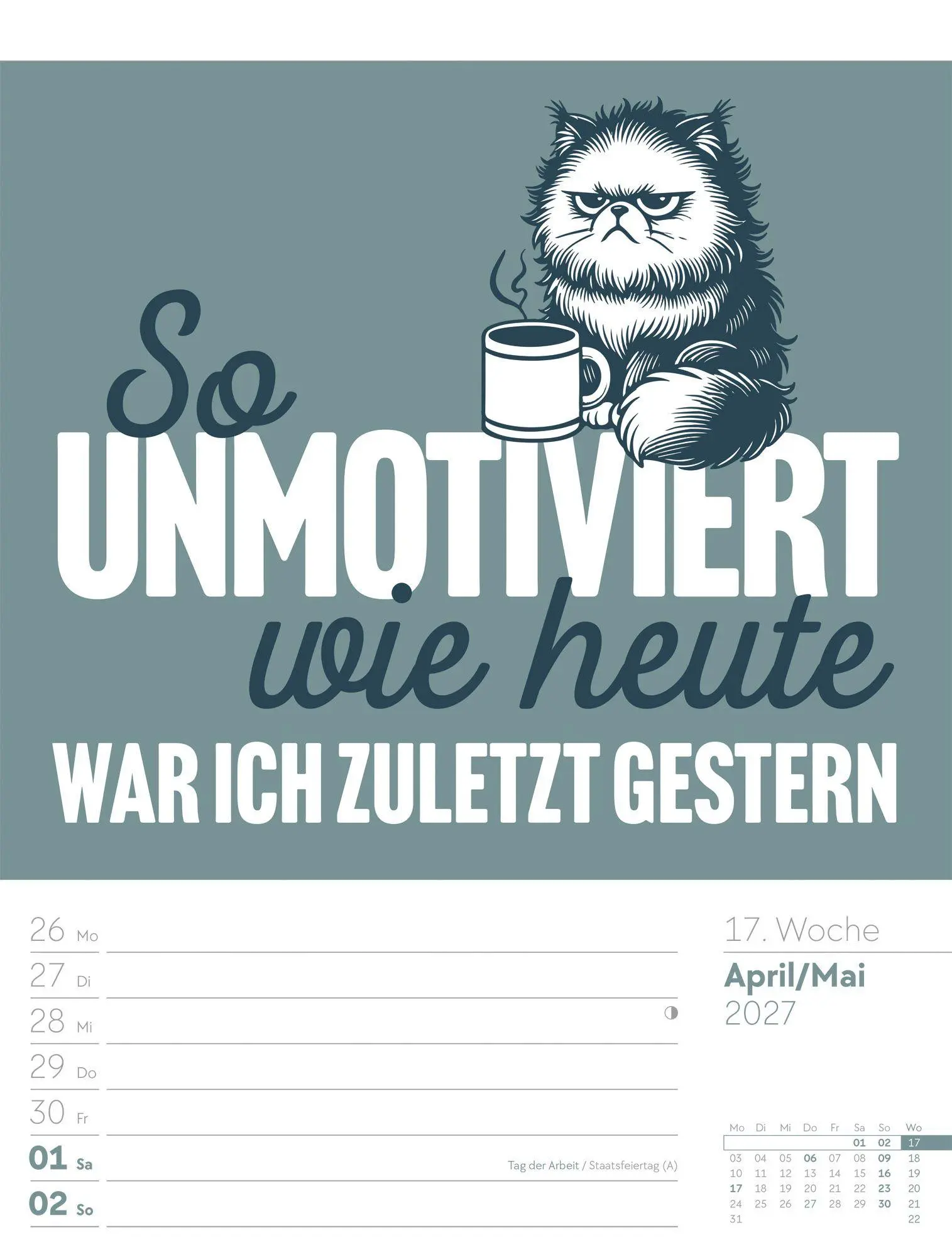 Bild: 9783838427959 | Klartext Sprüchekalender Wochenplaner 2027 | GmbH | Kalender | 56 S.