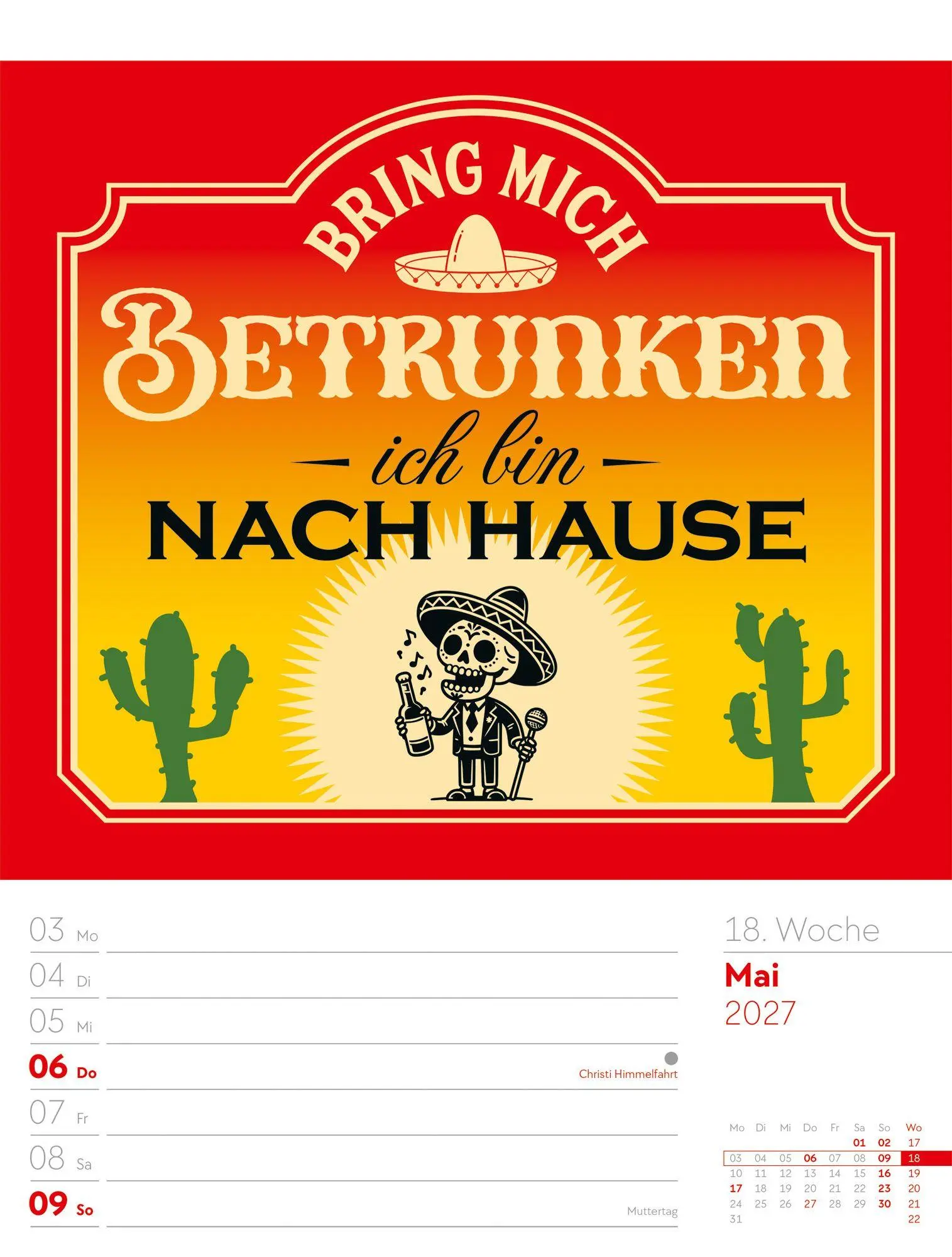 Bild: 9783838427959 | Klartext Sprüchekalender Wochenplaner 2027 | GmbH | Kalender | 56 S.
