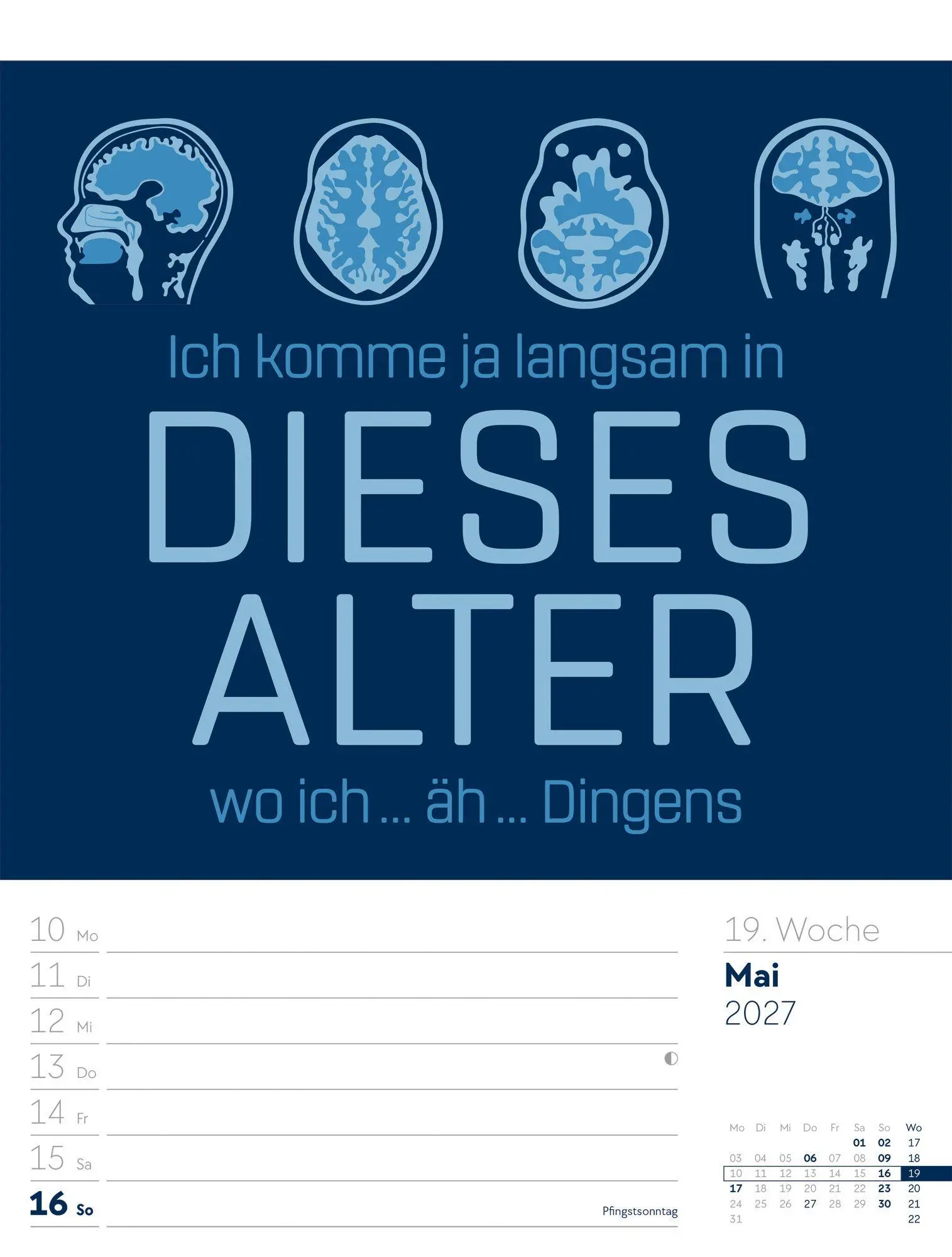 Bild: 9783838427959 | Klartext Sprüchekalender Wochenplaner 2027 | GmbH | Kalender | 56 S.