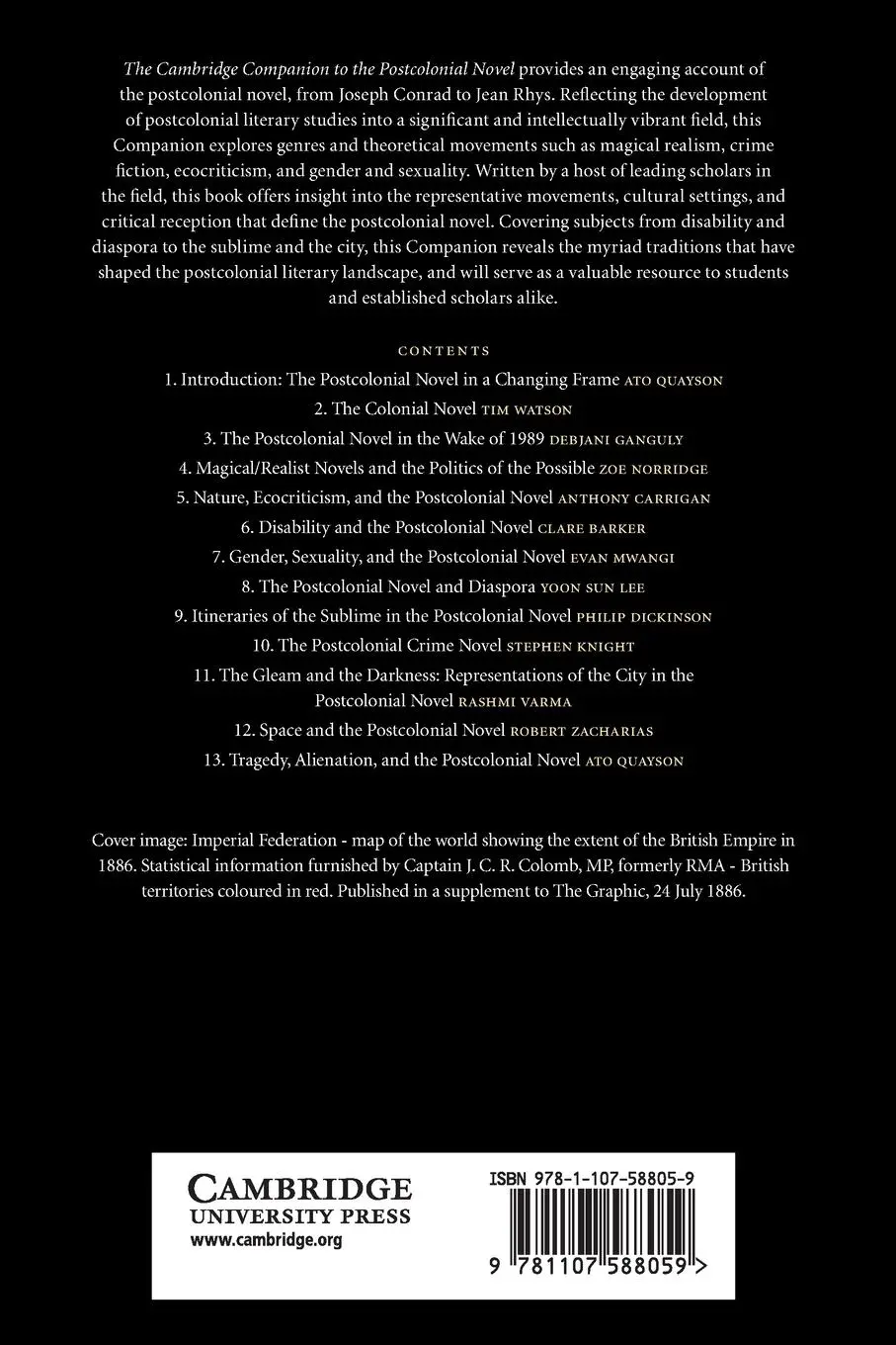 Rückseite: 9781107588059 | The Cambridge Companion to the Postcolonial Novel | Ato Quayson | Buch