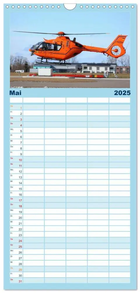 Bild: 9783457098059 | Familienplaner 2025 - Helikopter in der Luft 2.0 mit 5 Spalten...