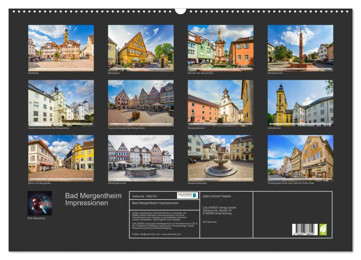 Bild: 9783457788059 | Bad Mergentheim Impressionen (Wandkalender 2026 DIN A2 quer),...