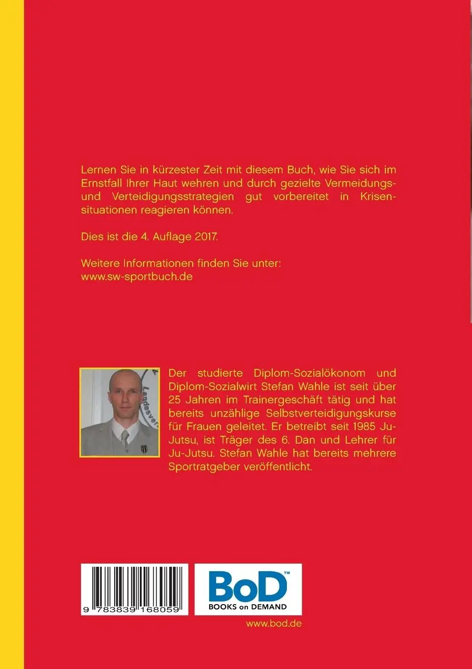 Rückseite: 9783839168059 | Ju-Jutsu Frauenselbstverteidigung | Stefan Wahle | Taschenbuch | 2017