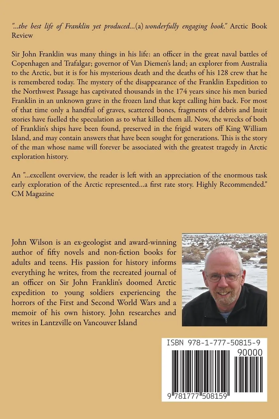 Rückseite: 9781777508159 | John Franklin | A Brief Biography | John Wilson | Taschenbuch | 2023