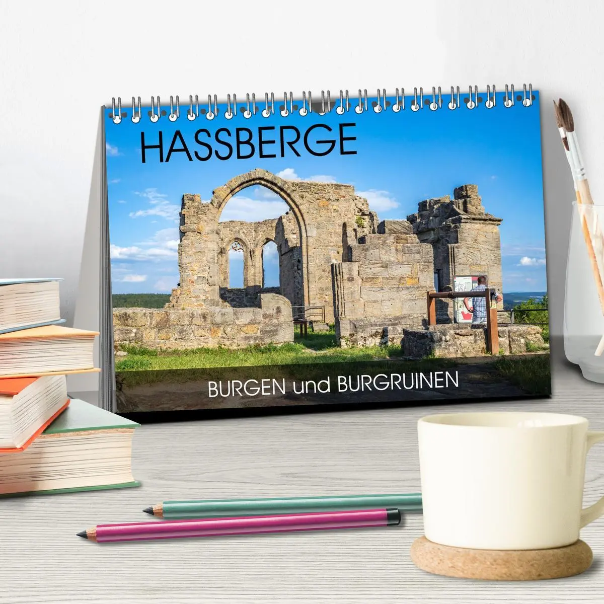 Bild: 9783457778159 | Haßberge - Burgen und Burgruinen (Tischkalender 2026 DIN A5 quer),...