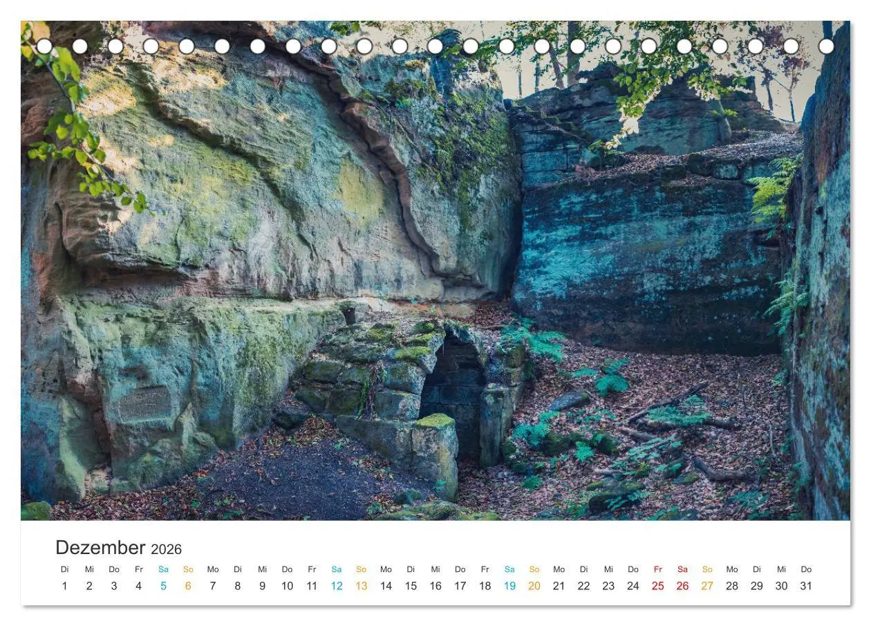 Bild: 9783457778159 | Haßberge - Burgen und Burgruinen (Tischkalender 2026 DIN A5 quer),...