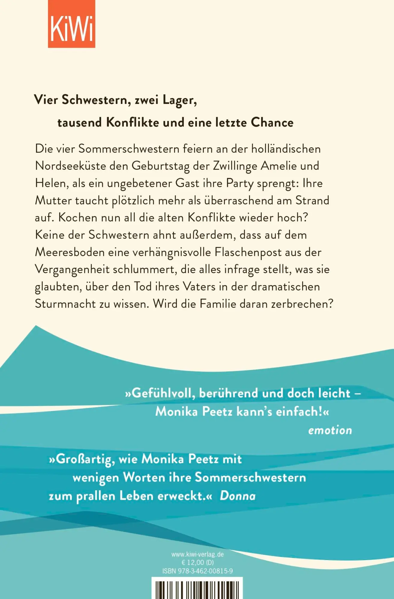 Rückseite: 9783462008159 | Flaschenpost aus der Vergangenheit - Die Sommerschwestern | Roman