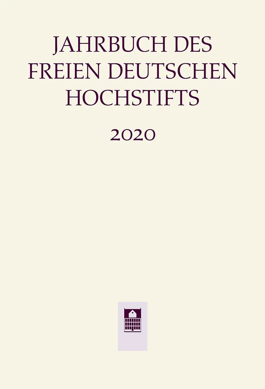 Cover: 9783835338159 | Jahrbuch des Freien Deutschen Hochstifts 2020 | Anne Bohnenkamp | Buch