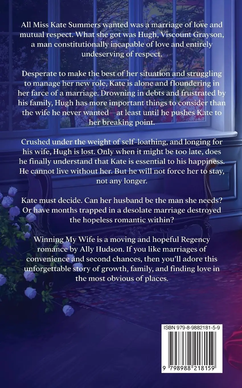 Rückseite: 9798988218159 | Winning My Wife | Ally Hudson | Taschenbuch | Most Imprudent Matches