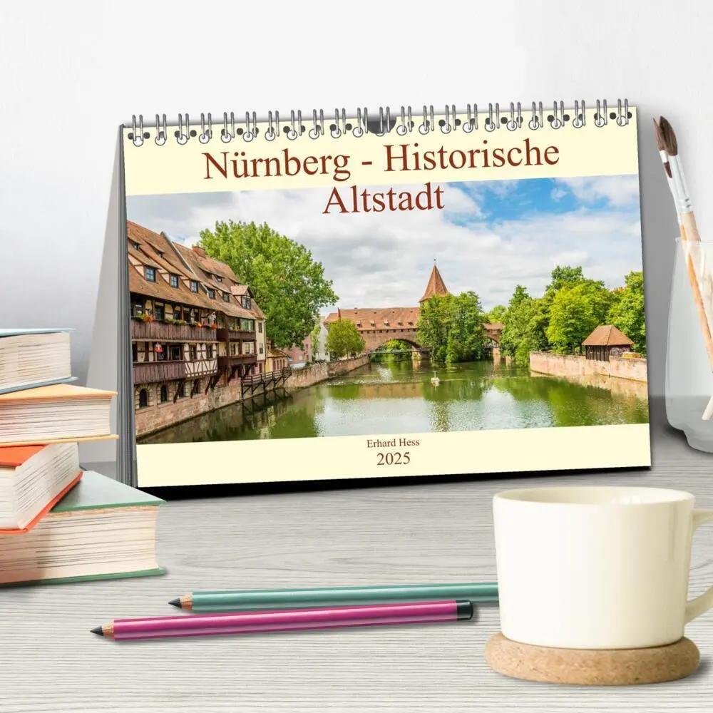 Bild: 9783435298259 | Nürnberg - Historische Altstadt (Tischkalender 2025 DIN A5 quer),...