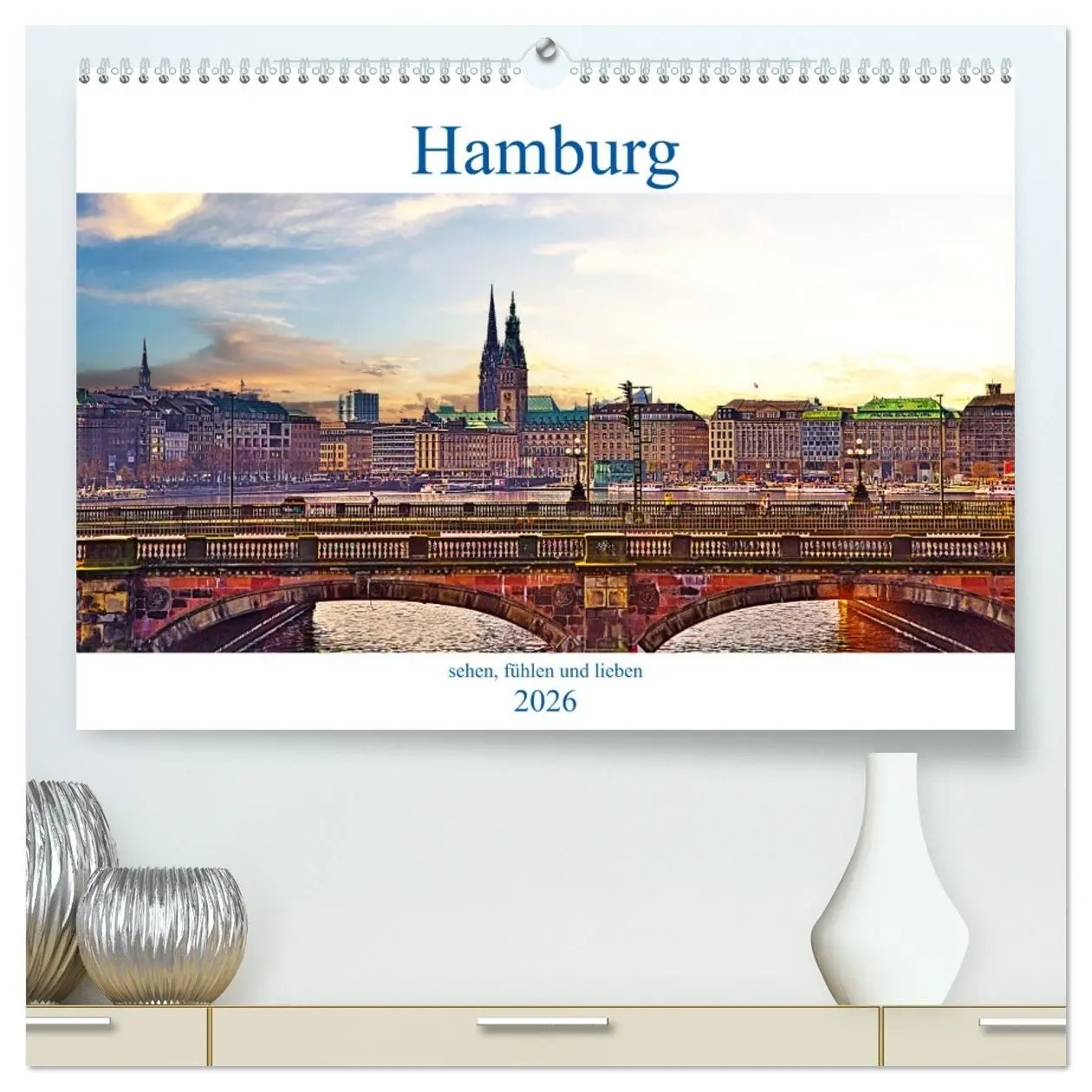 Cover: 9783457458259 | Hamburg sehen, fühlen und lieben (hochwertiger Premium Wandkalender...