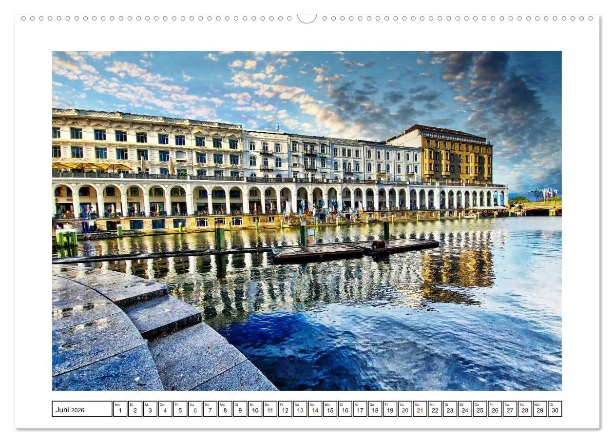 Bild: 9783457458259 | Hamburg sehen, fühlen und lieben (hochwertiger Premium Wandkalender...