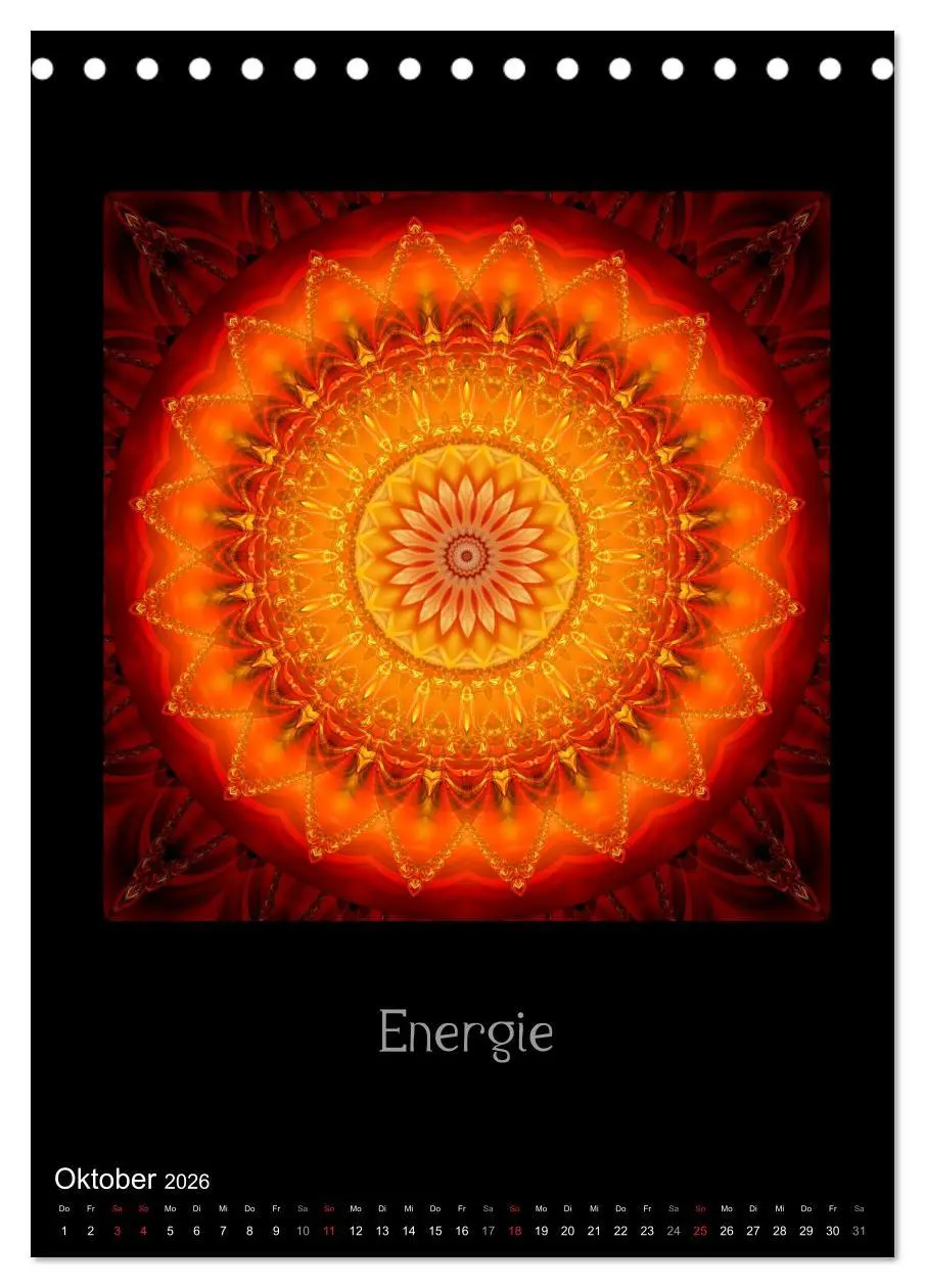 Bild: 9783516478259 | Mandalas - Spiegel der Seele (Tischkalender 2026 DIN A5 hoch),...