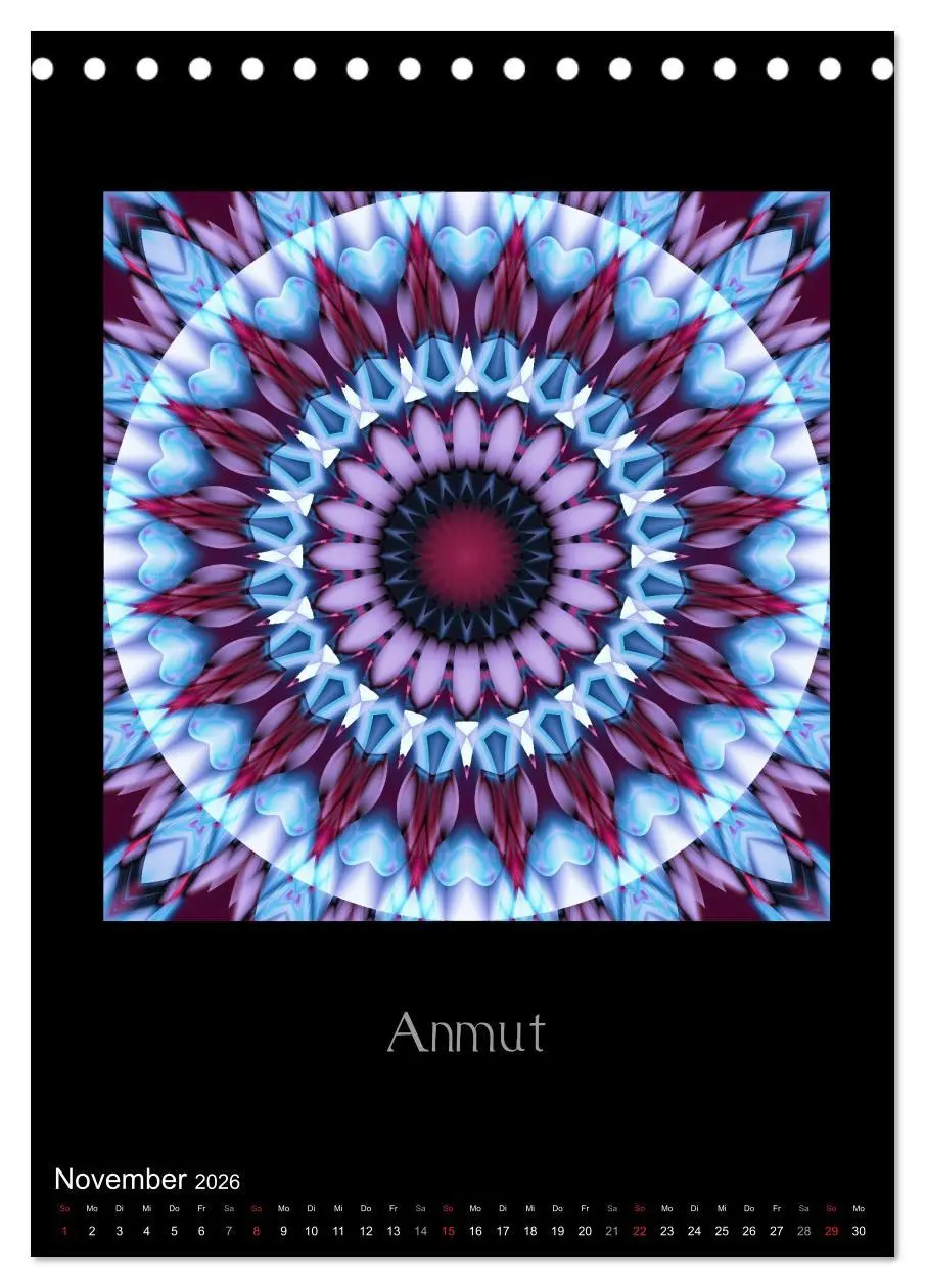 Bild: 9783516478259 | Mandalas - Spiegel der Seele (Tischkalender 2026 DIN A5 hoch),...
