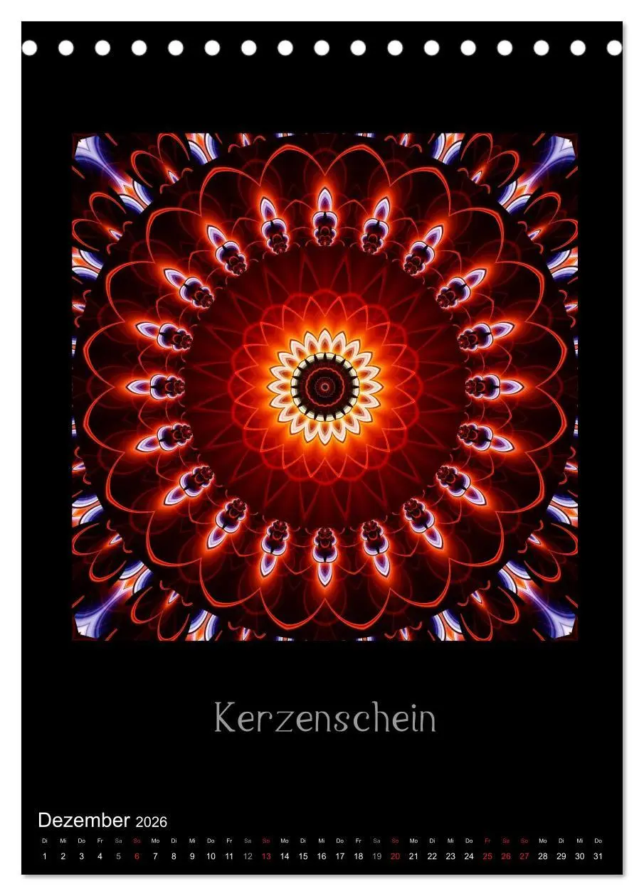Bild: 9783516478259 | Mandalas - Spiegel der Seele (Tischkalender 2026 DIN A5 hoch),...